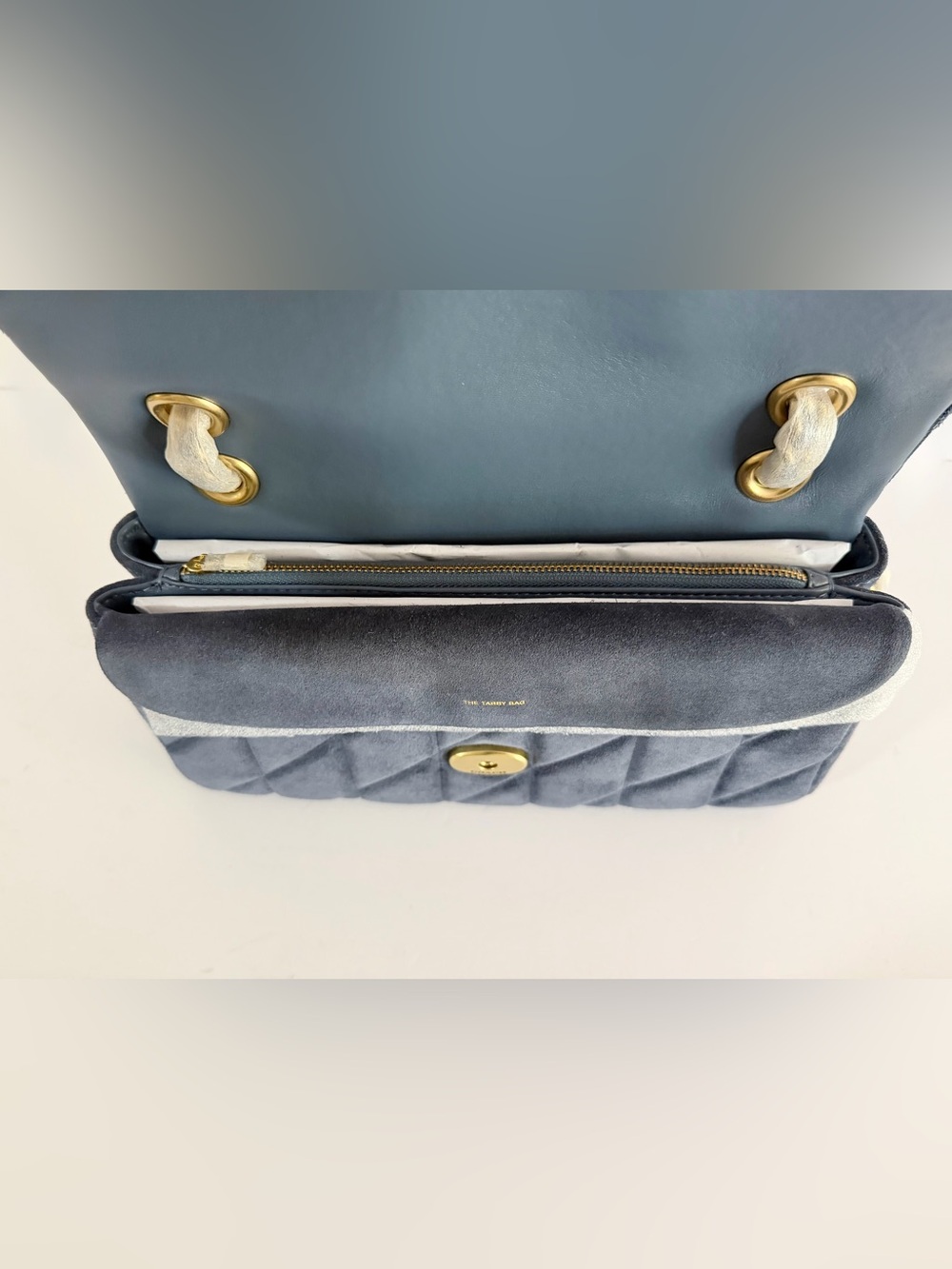 Coach - Quilted Tabby Shoulder Bag 26 in Light Denim - Picture 9 of 14
